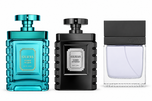 Guess Men’s Fragrance Collection – 3-Fragrance Decant Sample Kit